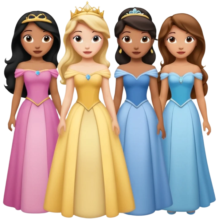 disney princesses emoji
