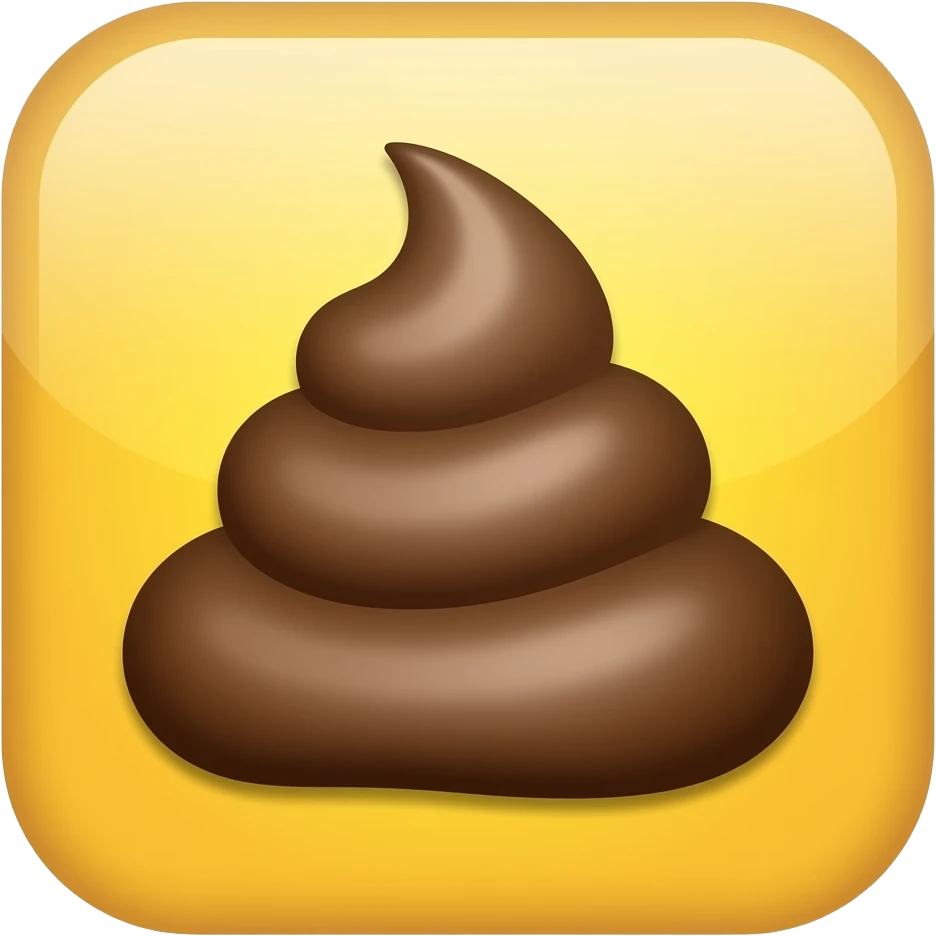 Hi poop sign emoji