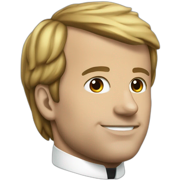 Macron grosse tête  emoji
