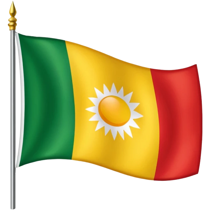 Create emoji Kurdistan flag  emoji