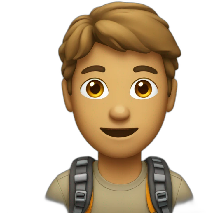 hiker emoji