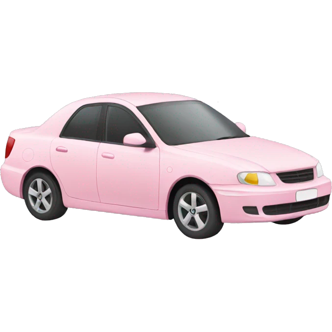 light pink car emoji