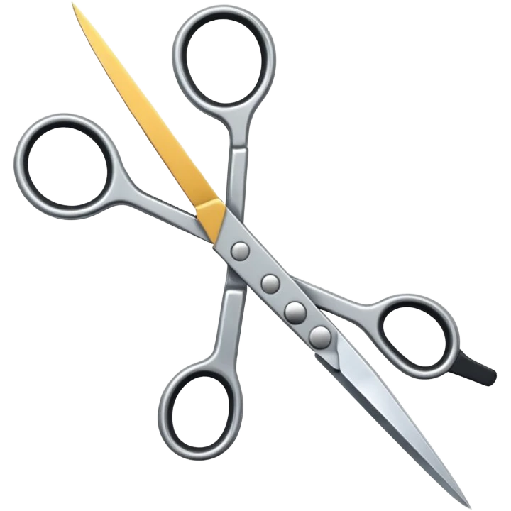 Scissors big open emoji