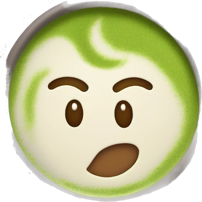 Matcha latte  emoji