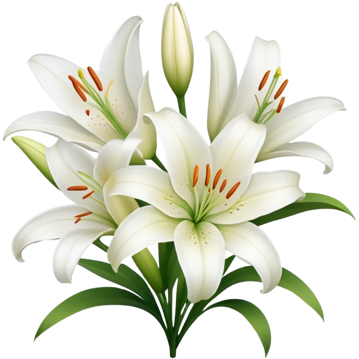 lilies  emoji