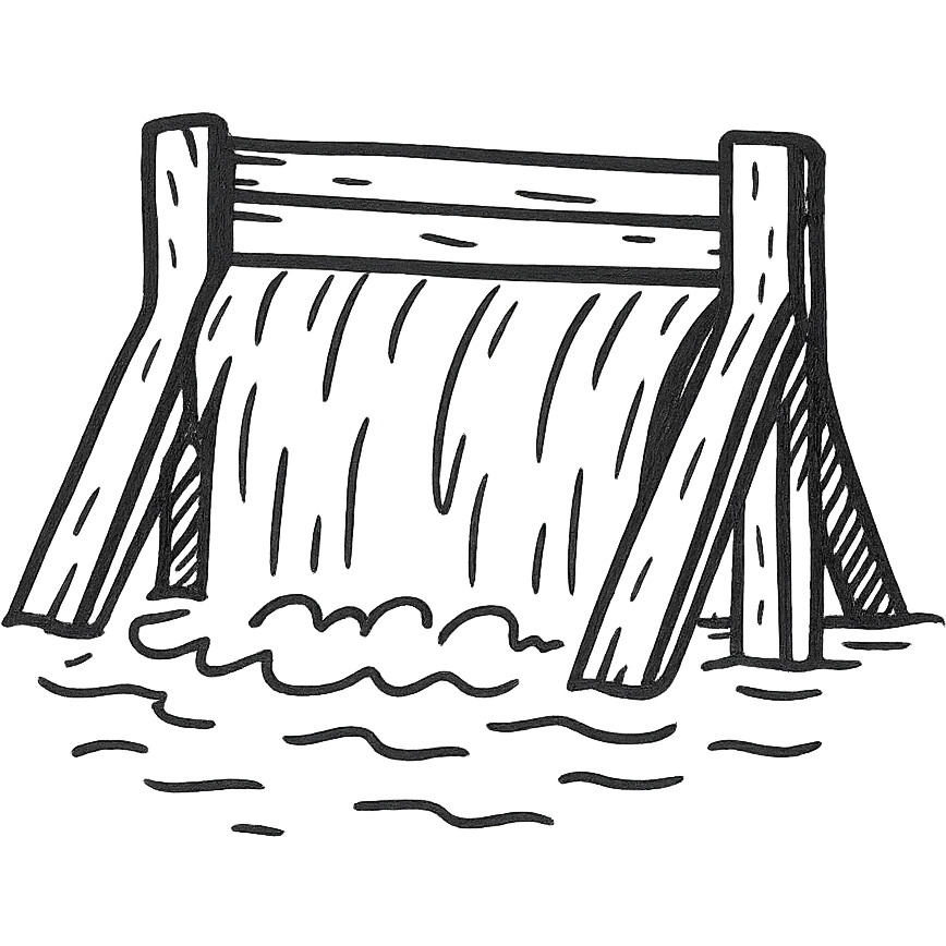 old wood dam emoji