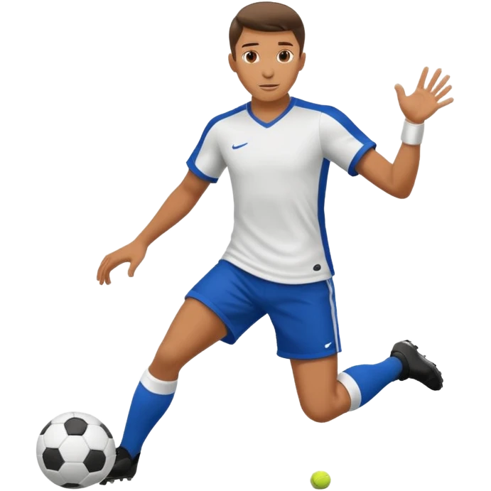 soccer player doing ball tricks emoji