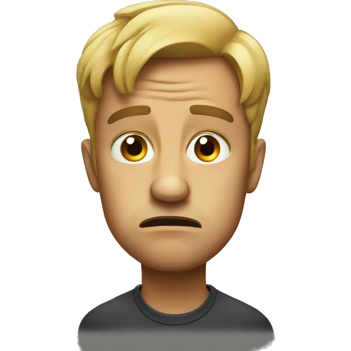 Disappointed  emoji