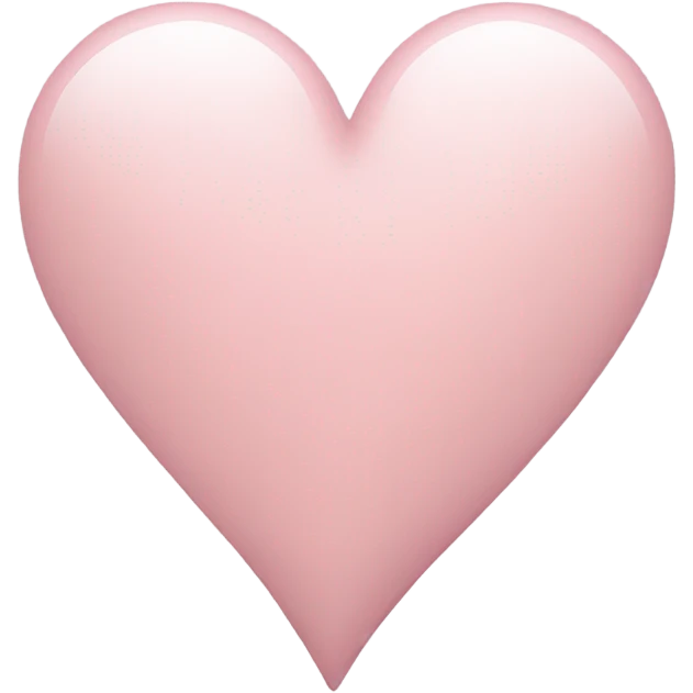 Light pink heart emoji
