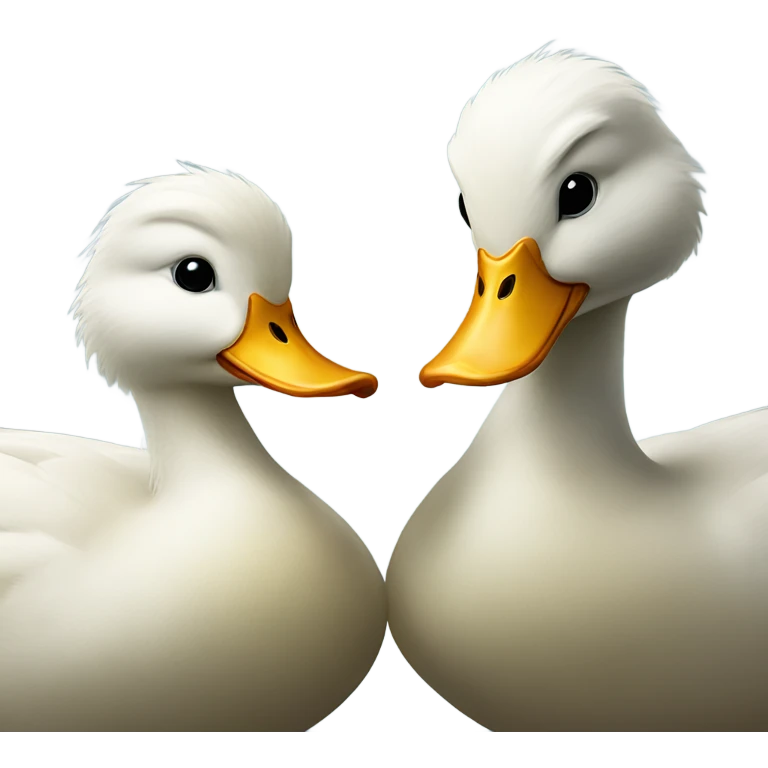 Two ducks emoji