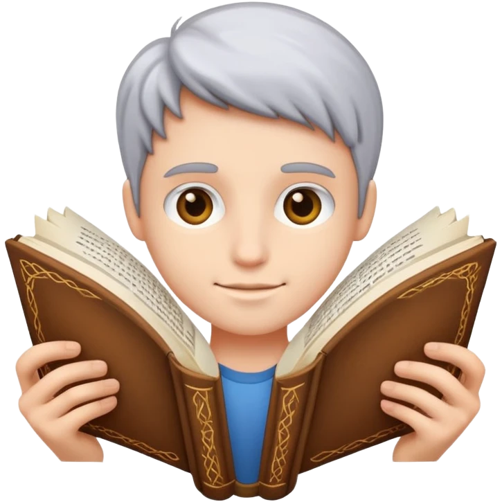 Open  book in hands emoji