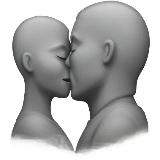 two white people kissing  emoji