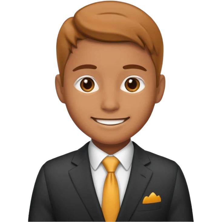 persona de traje trabajando emoji