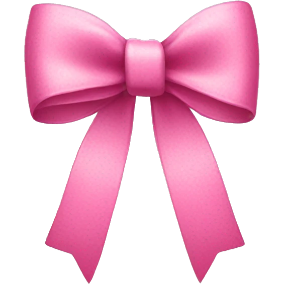 Pink detailed  bow  emoji