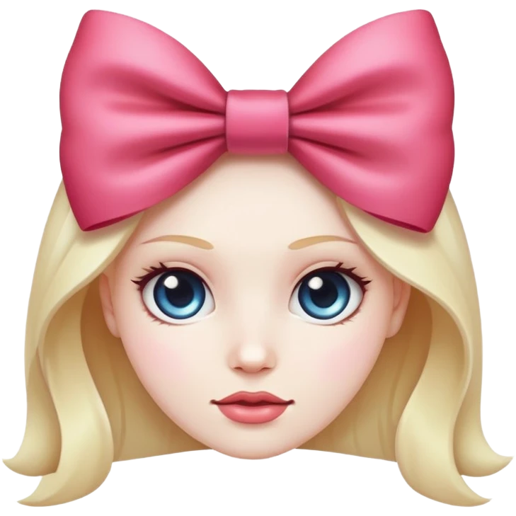 face with a bow emoji