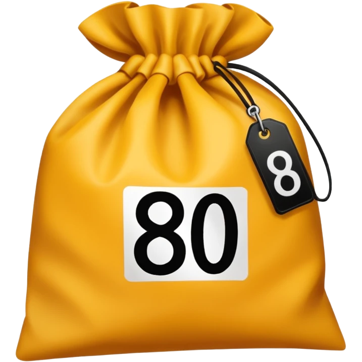 Mark-up x10 The number 800 should be crossed out and 8000 written on the label next to the bag emoji