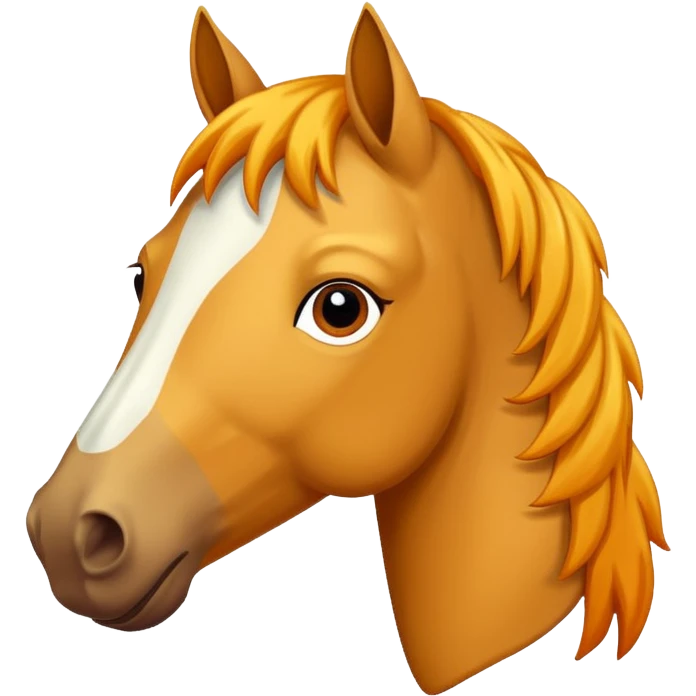 Kids doodle horse emoji