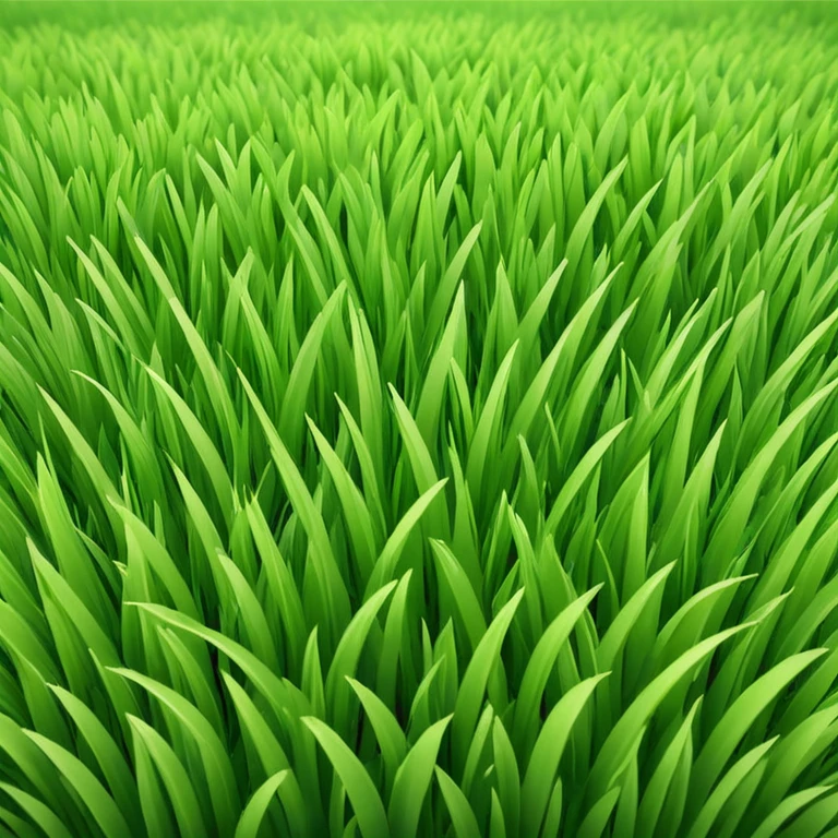 generate realistic detailed grass in 3d style emoji