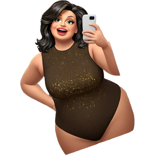 reflection in mirror selfie emoji