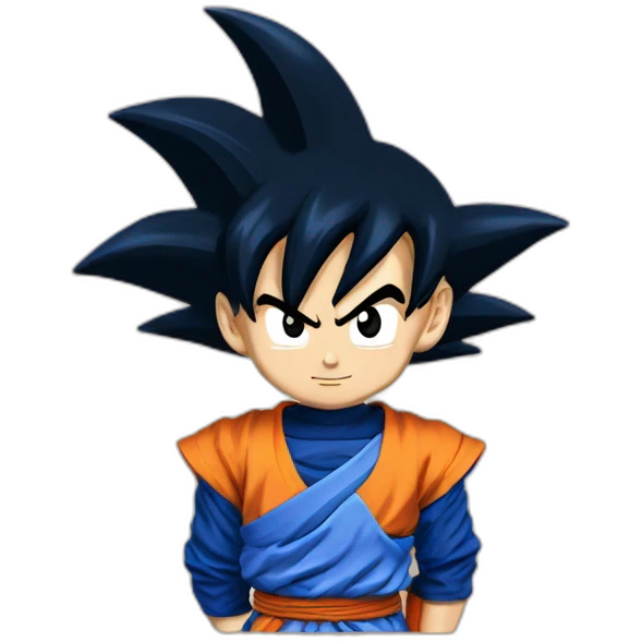 Goku ss bleu emoji