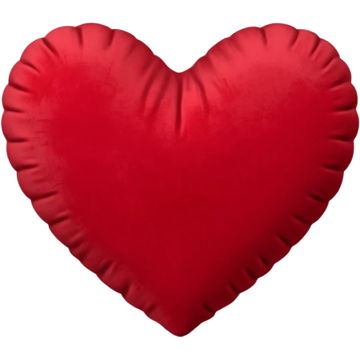 heart with gothic velvet pillow emoji