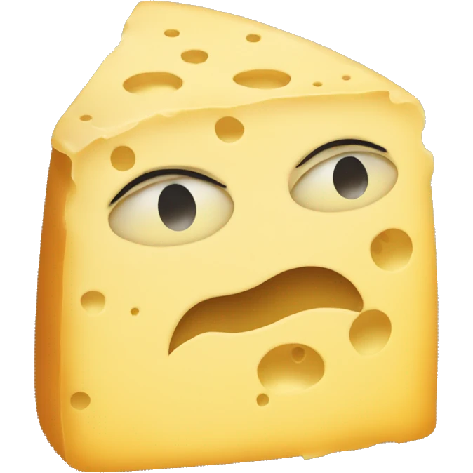 Sad Cheese  emoji