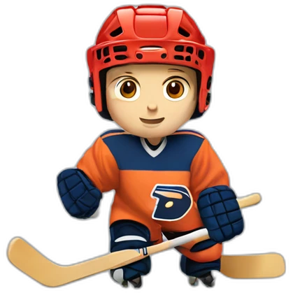Gardien de but au hockey emoji