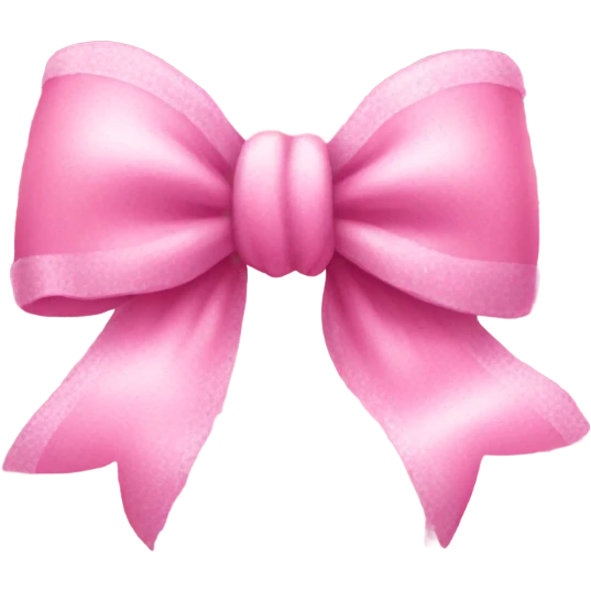cute pink bow  emoji
