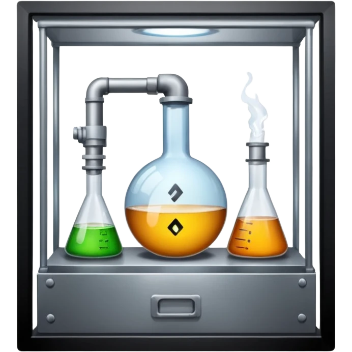 Secretive lab in a deserted place emoji
