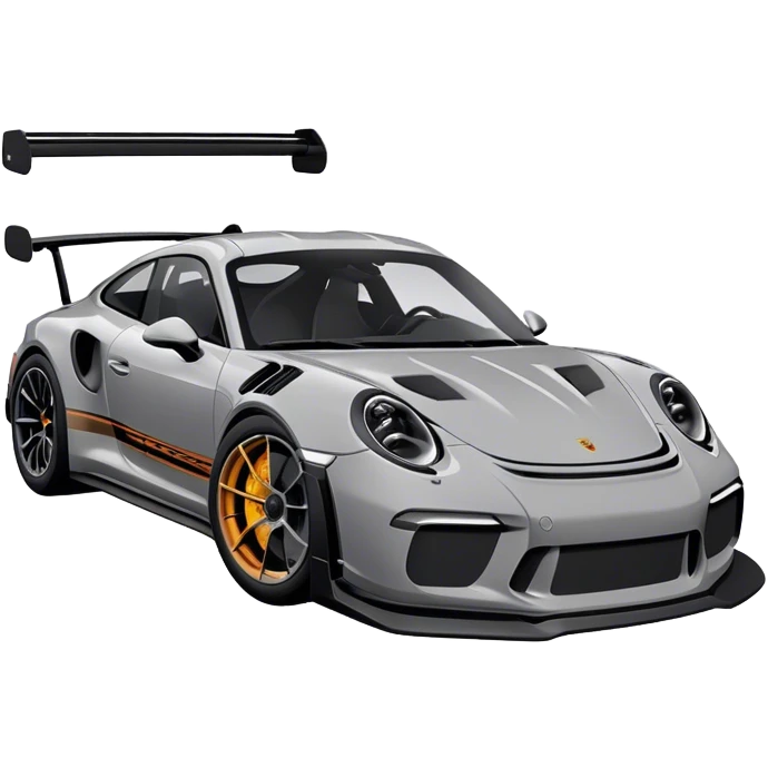 Porsche GT3RS - Porsche (Model Year: 2021) (Iconic colour: Grey and Black) emoji