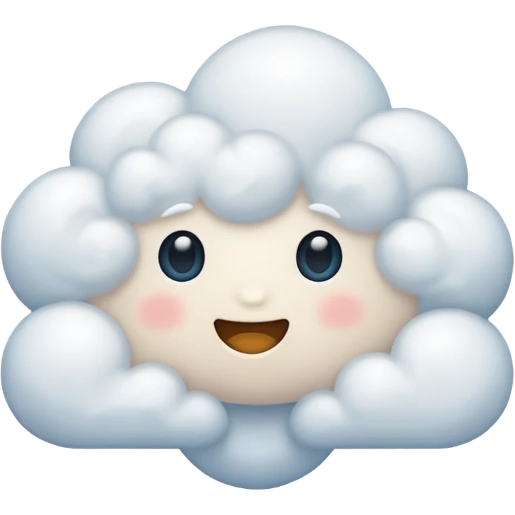 nuvem simples emoji