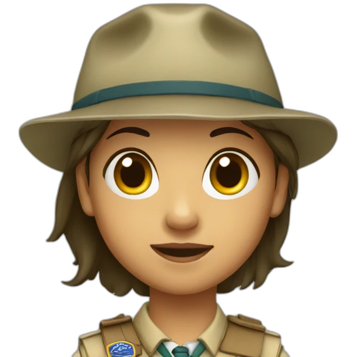 Scout girl  emoji