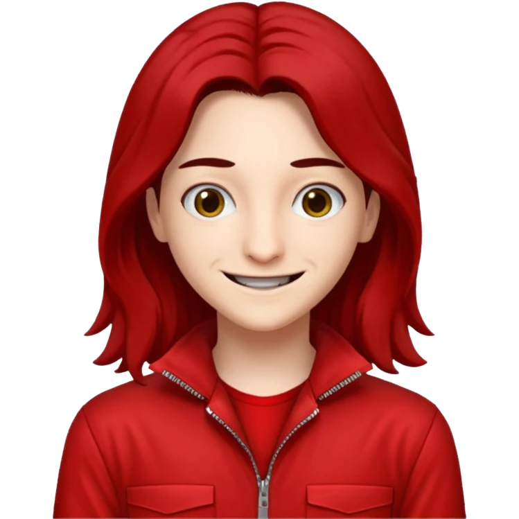 Tokio in Money Heist, realistic emoji