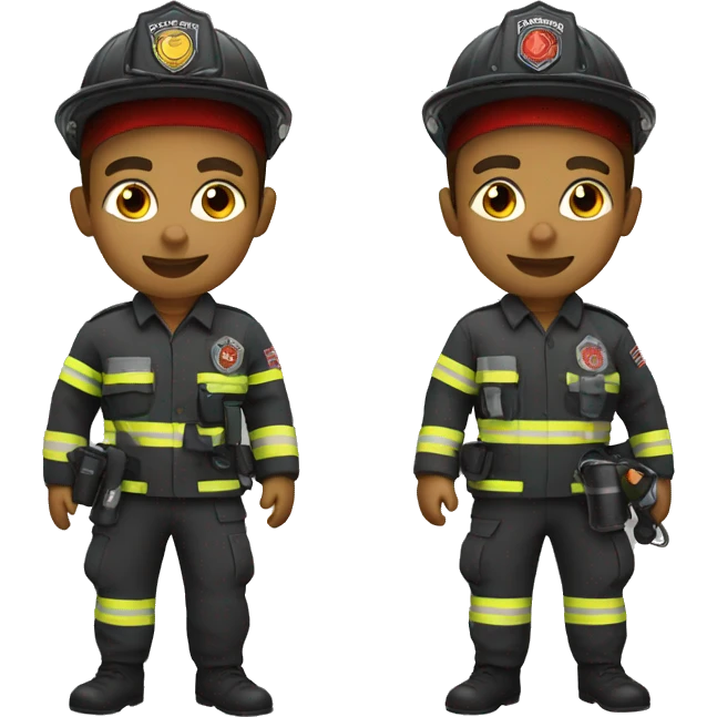 Firefighter lieutenant  emoji