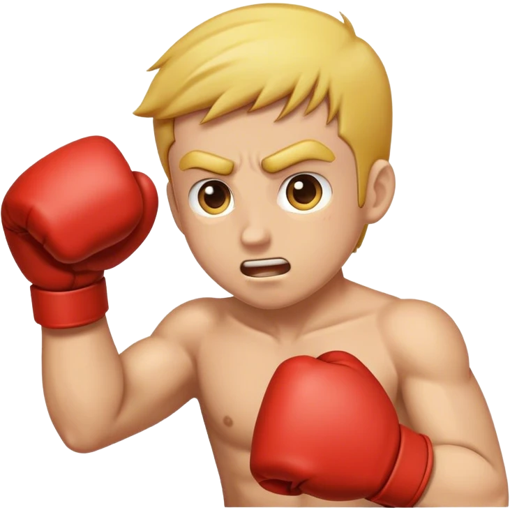 Guy punching emoji