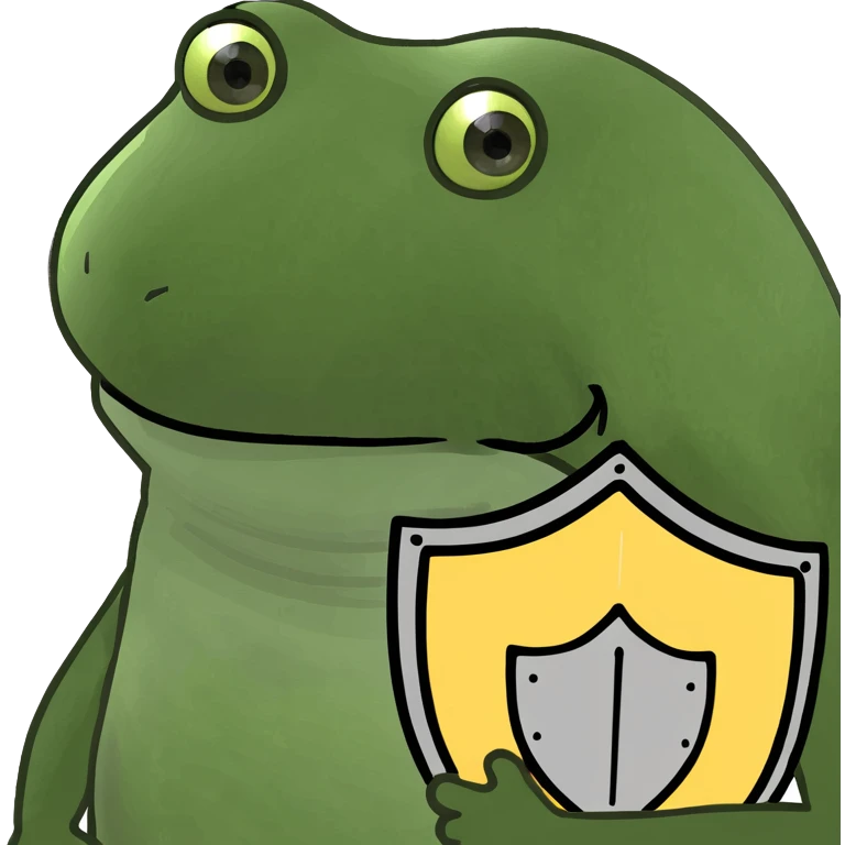 A shield emoji
