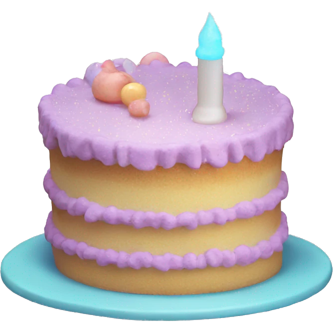 Magic pastel cake emoji