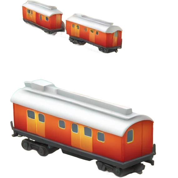little beach Train with 3 waggons emoji