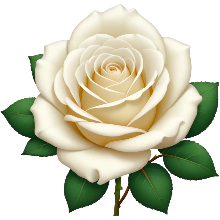 White rose emoji