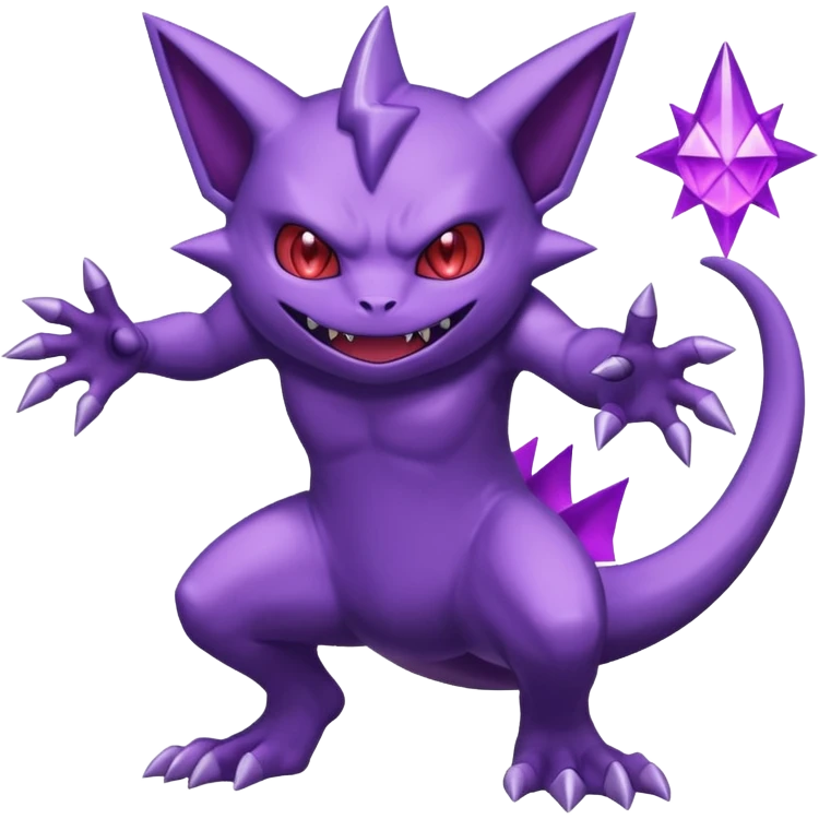 Gengar-Sableye-Mewtwo-fusion (full body) emoji