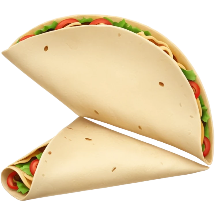 flour tortilla without fiolling emoji
