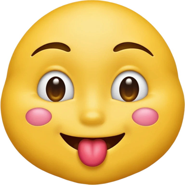 Make me an emoji doing a kiss face emoji