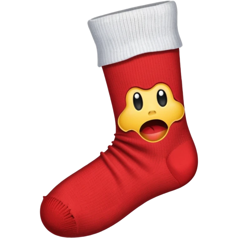 sock with toe ripped emoji