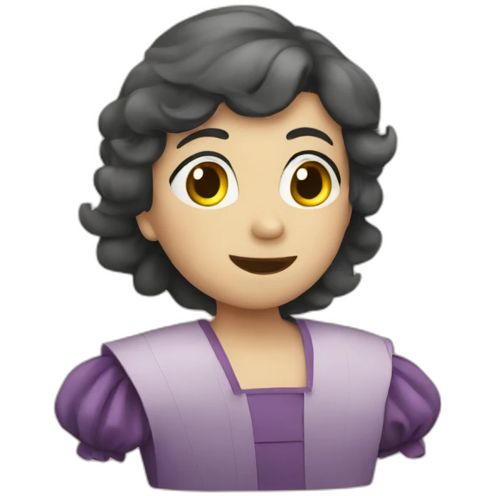 Child singing opera emoji