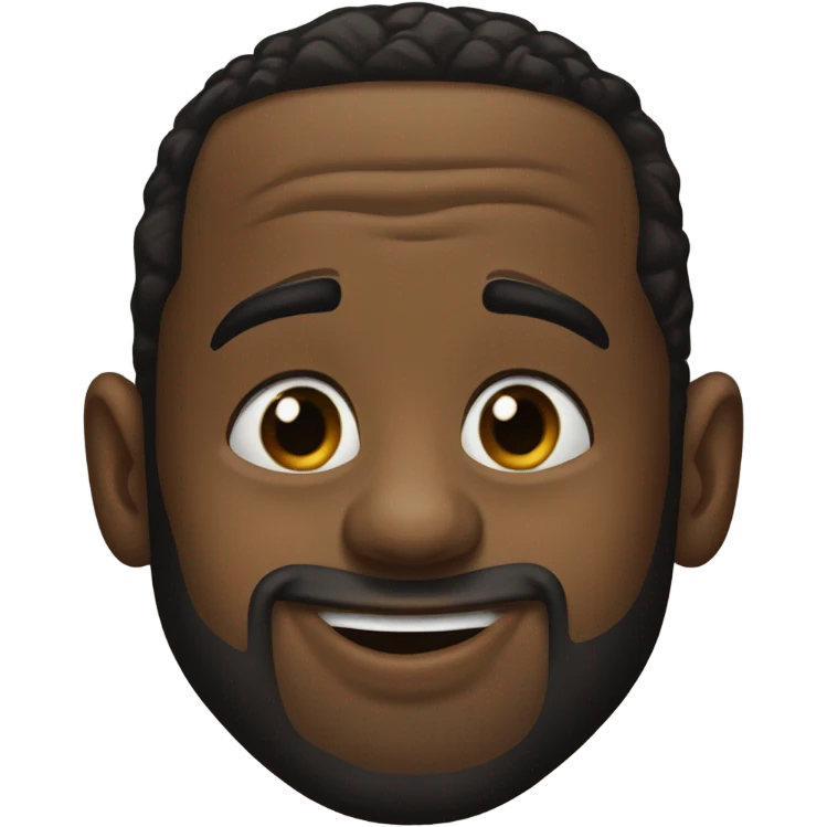 lebron james doing kissy face emoji