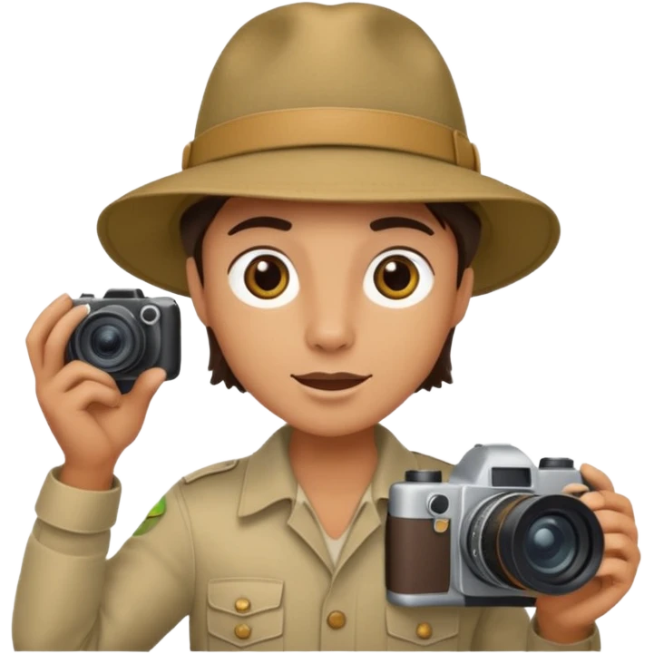 
wild life photographer emoji