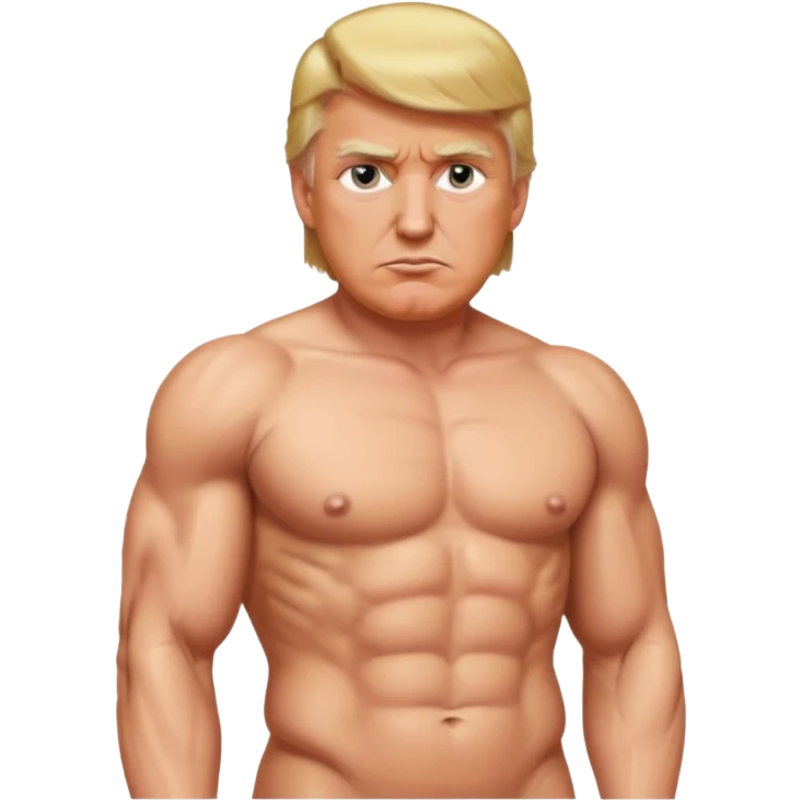 ترامپ لخت emoji