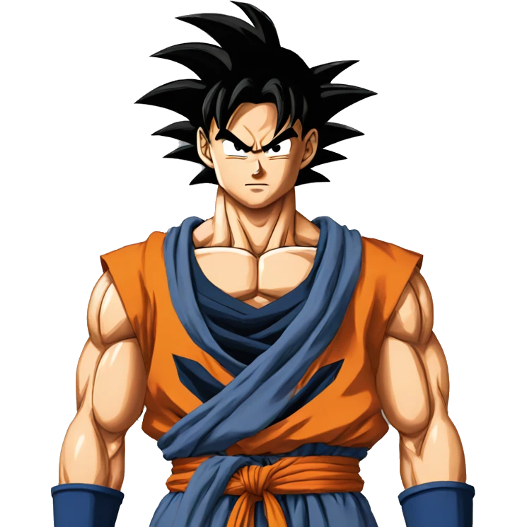 Goku from dragon ball z emoji