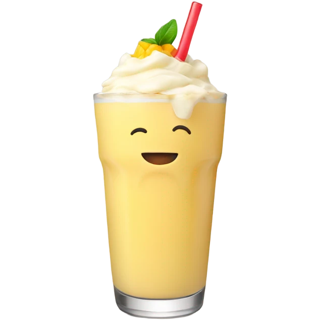 A mango milkshake  emoji