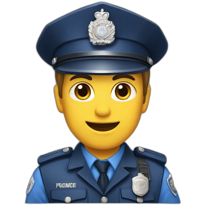 police nationale france emoji